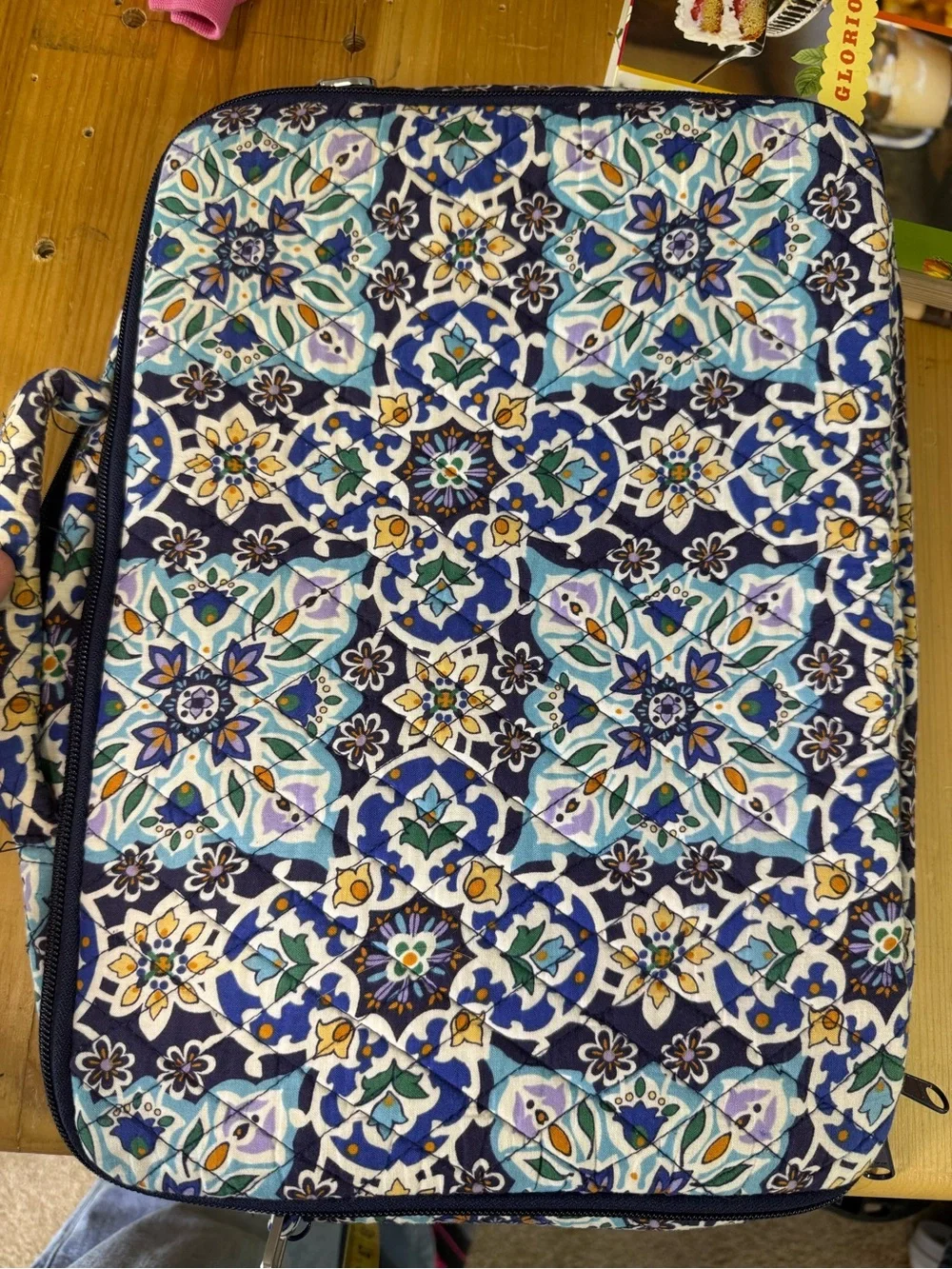 Vera Bradley Lisbon Medallion Retired Computer Bag‎ Backpack with Laptop Case